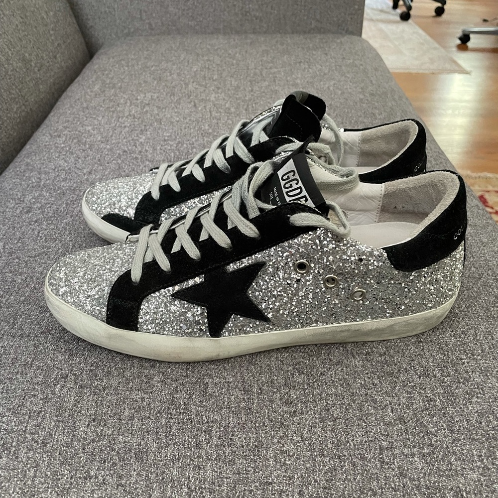 Golden Goose Superstar Glitter Sneakers